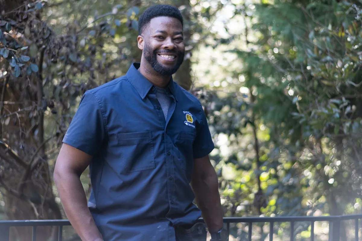 Joshua Smiley, licensed electrician and owner of Smiley Electric.